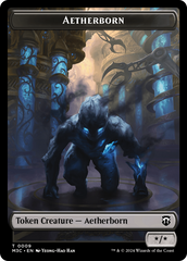 Aetherborn (Ripple Foil) // Servo Double-Sided Token [Modern Horizons 3 Commander Tokens] | Pandora's Boox