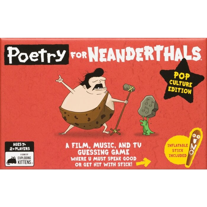 Poetry for Neanderthals Pop Culture Edition