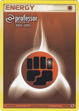 Fighting Energy (105/109) (2004 2005) [Professor Program Promos] | Pandora's Boox