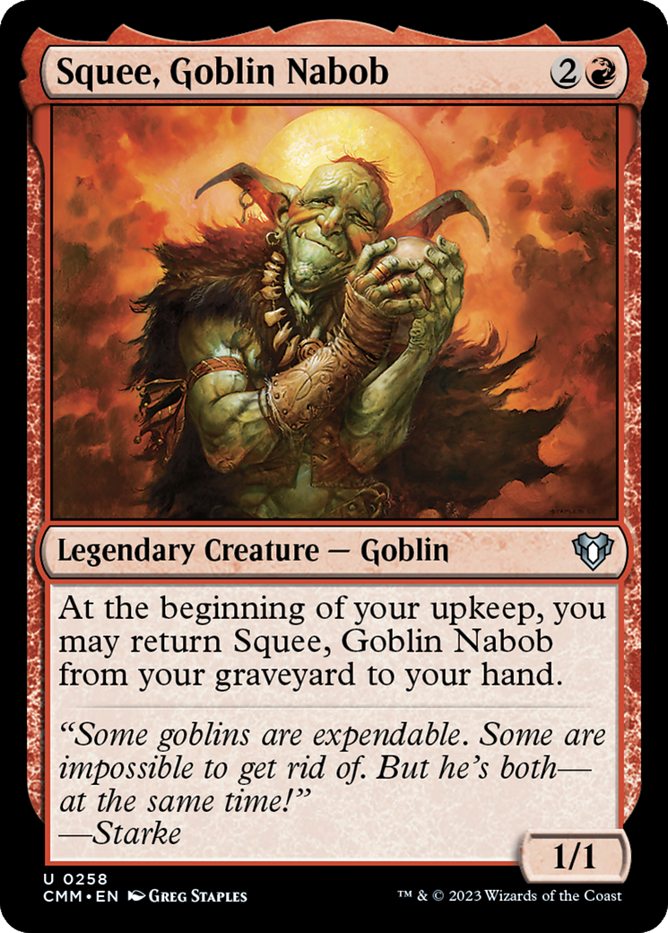 Squee, Goblin Nabob [Commander Masters] | Pandora's Boox