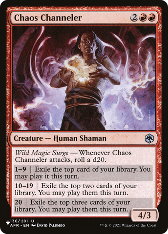 Chaos Channeler [The List Reprints]