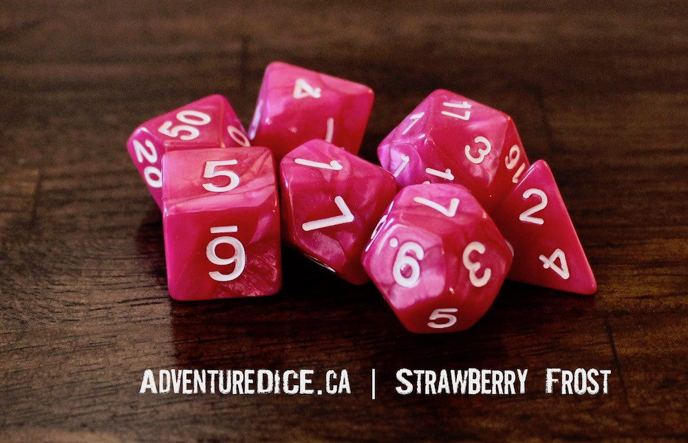 Adventure Dice: Strawberry Frost | Pandora's Boox