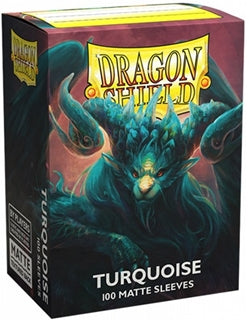 Dragon Shield Matte (100 pk) Turquoise