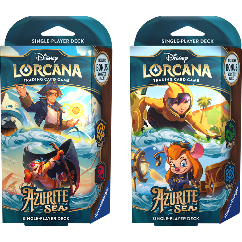 Lorcana Starter Deck: Azurite Sea Emerald Sapphire