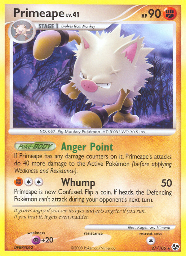 Primeape (27/106) [Diamond & Pearl: Great Encounters]