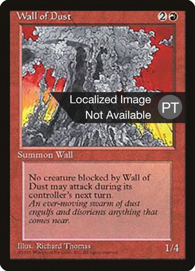 Wall of Dust [Fourth Edition (Foreign Black Border)] | Pandora's Boox