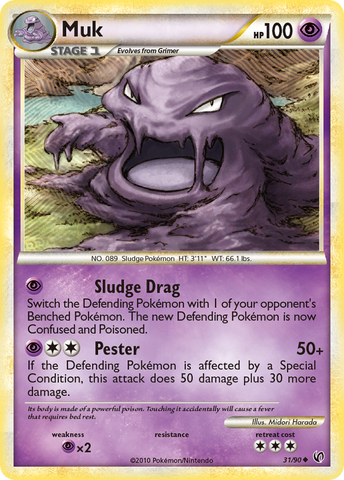 Muk (31/90) [HeartGold & SoulSilver: Undaunted]