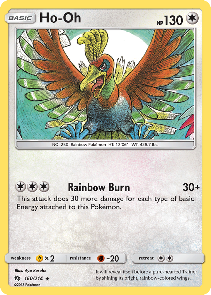 Ho-Oh (160/214) [Sun & Moon: Lost Thunder]