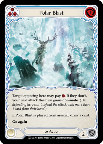 Polar Blast (Blue) [U-ELE168] Unlimited Rainbow Foil