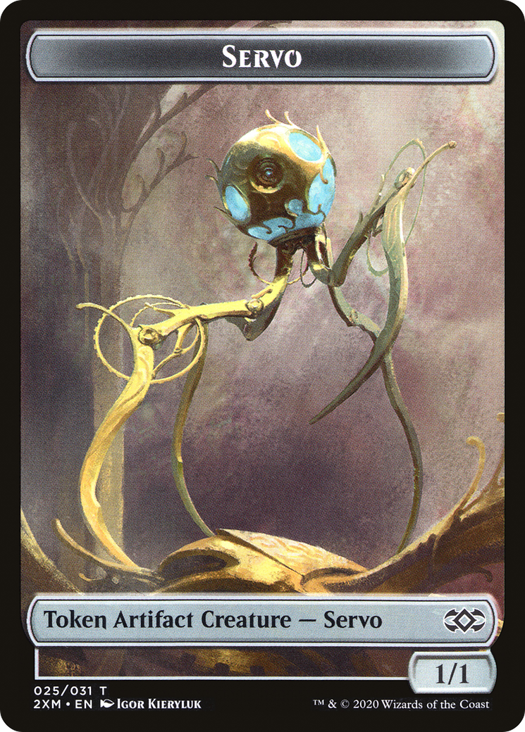 Human Soldier // Servo Double-Sided Token [Double Masters Tokens] | Pandora's Boox