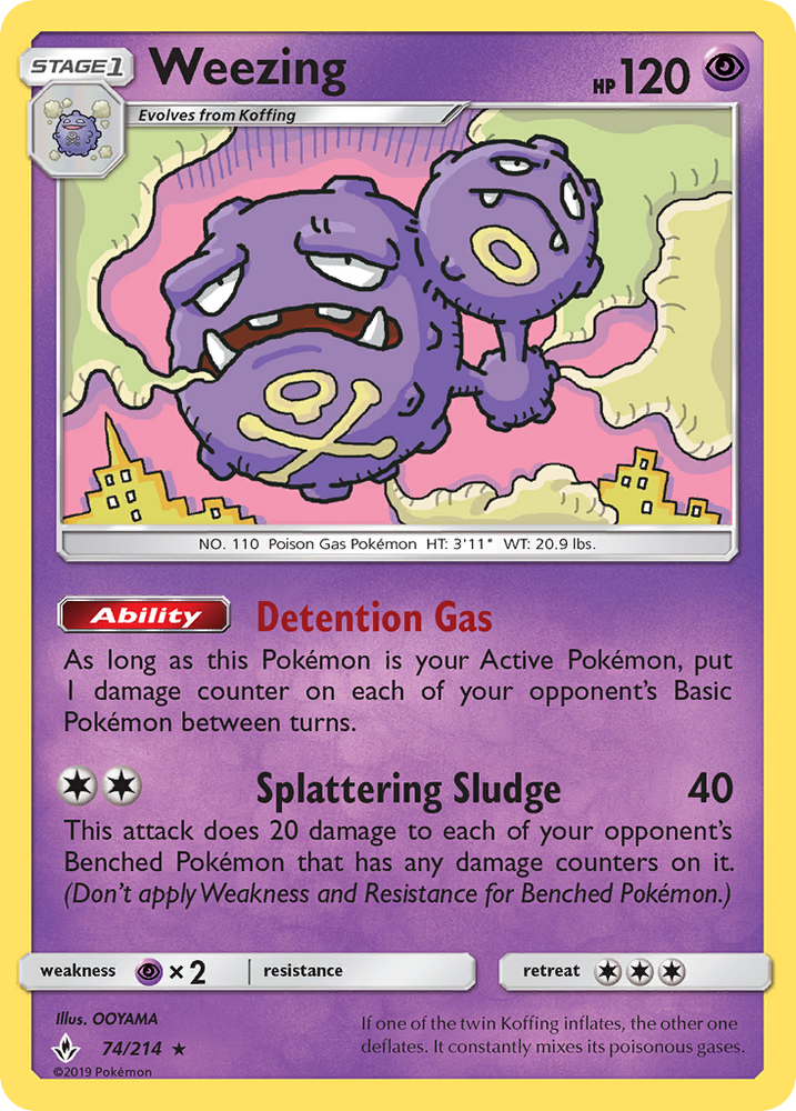 Weezing (74/214) [Sun & Moon: Unbroken Bonds]