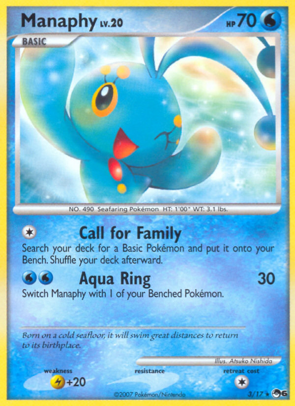 Manaphy (3/17) [POP Series 6]