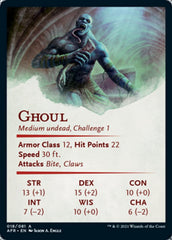 Ghoul Art Card (Gold-Stamped Signature) [Dungeons & Dragons: Adventures in the Forgotten Realms Art Series] | Pandora's Boox