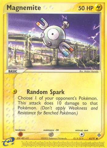 Magnemite (62/97) [EX: Dragon]