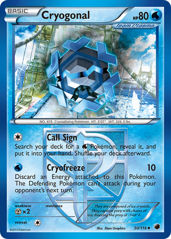 Cryogonal (30/116) [Black & White: Plasma Freeze]