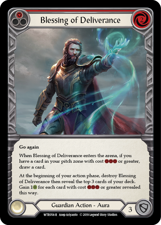 Blessing of Deliverance (Red) [WTR054-R] Alpha Print Normal