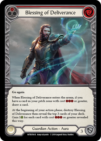 Blessing of Deliverance (Red) [WTR054-R] Alpha Print Normal