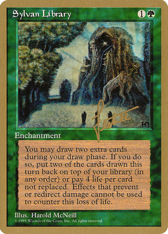 Sylvan Library (Bertrand Lestree) [Pro Tour Collector Set]