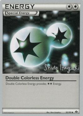 Double Colorless Energy (92/99) (Terraki-Mewtwo - Shuto Itagaki) [World Championships 2012] | Pandora's Boox