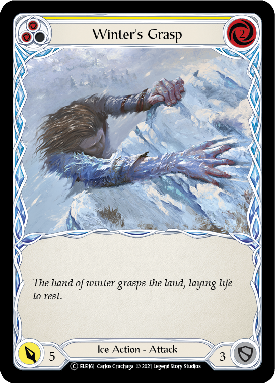 Winter's Grasp (Yellow) [U-ELE161] Unlimited Normal