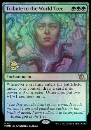 Tribute to the World Tree [March of the Machine Prerelease Promos] | Pandora's Boox
