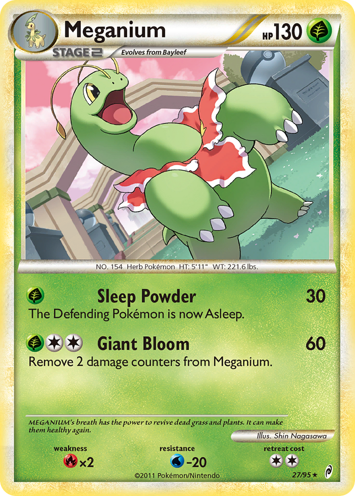 Meganium (27/95) [HeartGold & SoulSilver: Call of Legends]