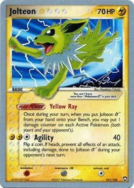 Jolteon Star (101/108) (Legendary Ascent - Tom Roos) [World Championships 2007]