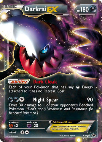 Darkrai EX (BW46) [Black & White: Black Star Promos]