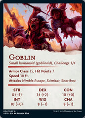 Goblin Art Card [Dungeons & Dragons: Adventures in the Forgotten Realms Art Series] | Pandora's Boox