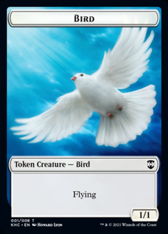 Bird Token [Kaldheim Commander Tokens] | Pandora's Boox