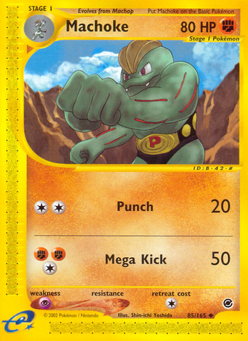 Machoke (85/165) [Expedition: Base Set]