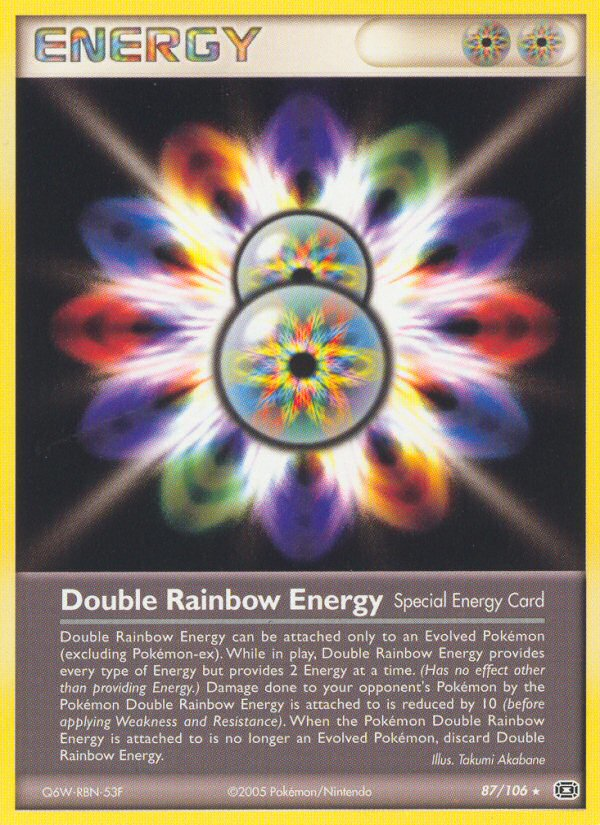 Double Rainbow Energy (87/106) [EX: Emerald] | Pandora's Boox