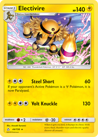 Electivire (44/156) [Sun & Moon: Ultra Prism]