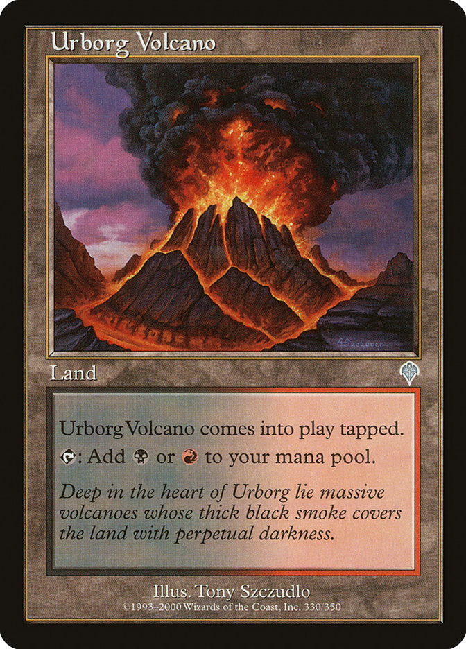 Urborg Volcano [Invasion] | Pandora's Boox