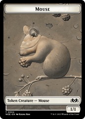 Mouse // Food (0011) Double-Sided Token [Wilds of Eldraine Tokens] | Pandora's Boox