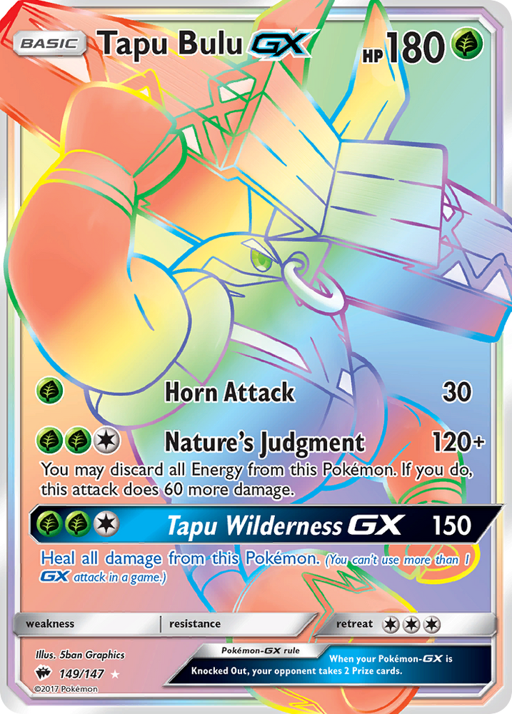 Tapu Bulu GX (149/147) [Sun & Moon: Burning Shadows]