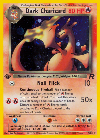 Dark Charizard (4/82) [Team Rocket 1st Edition]