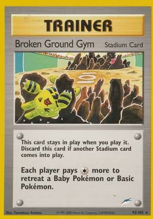 Broken Ground Gym (92/105) [Neo Destiny Unlimited] | Pandora's Boox
