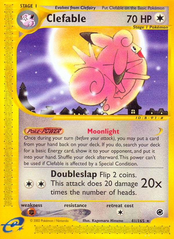 Clefable (41/165) [Expedition: Base Set] | Pandora's Boox