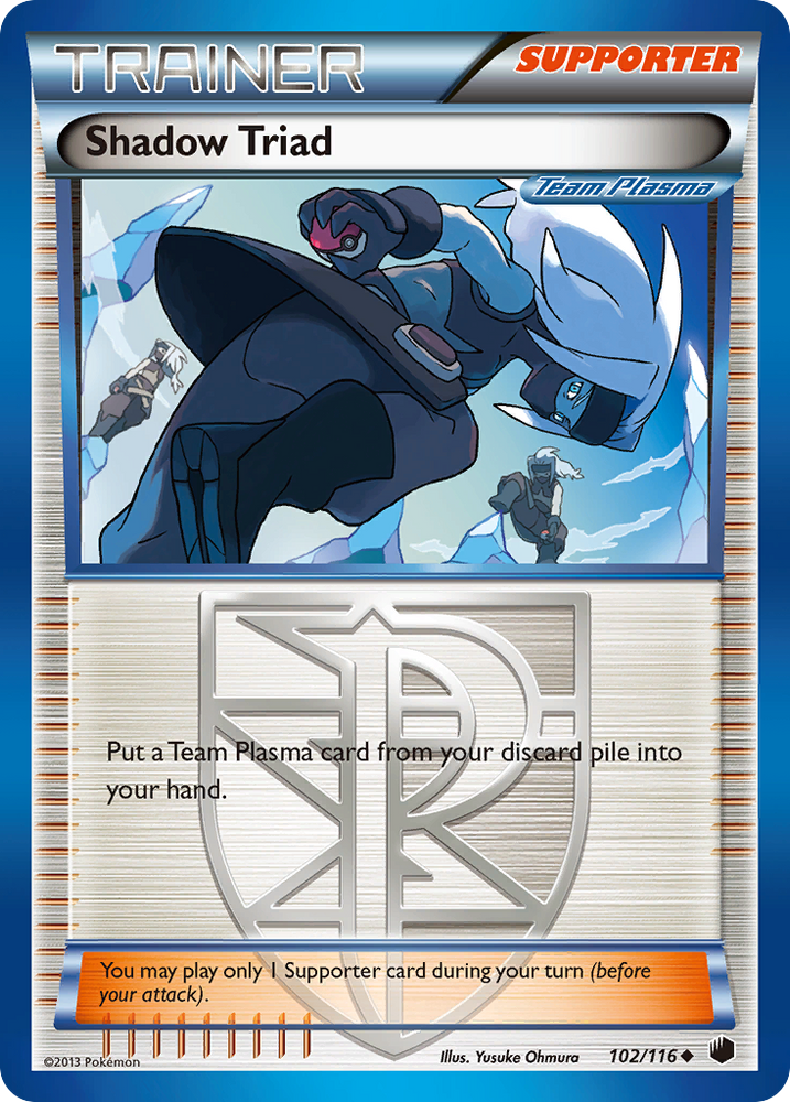 Shadow Triad (102/116) [Black & White: Plasma Freeze]