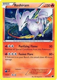 Reshiram (17/116) (Cosmos Holo) [Black & White: Plasma Freeze]