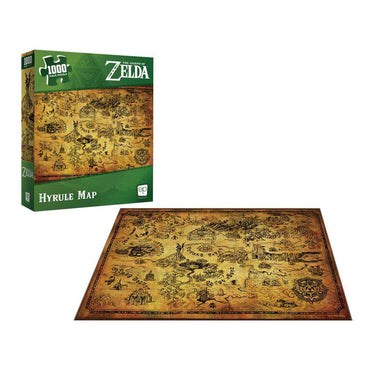 The Legend of Zelda: Hyrule Map1000 Piece Jigsaw Puzzle