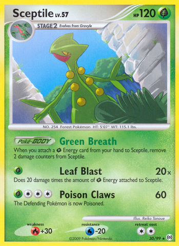 Sceptile (30/99) [Platinum: Arceus]