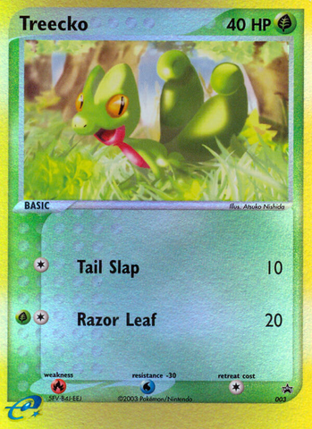 Treecko (003) [Nintendo: Black Star Promos]