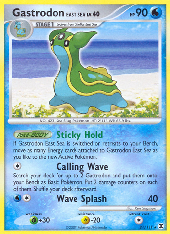 Gastrodon East Sea (21/111) [Platinum: Rising Rivals]