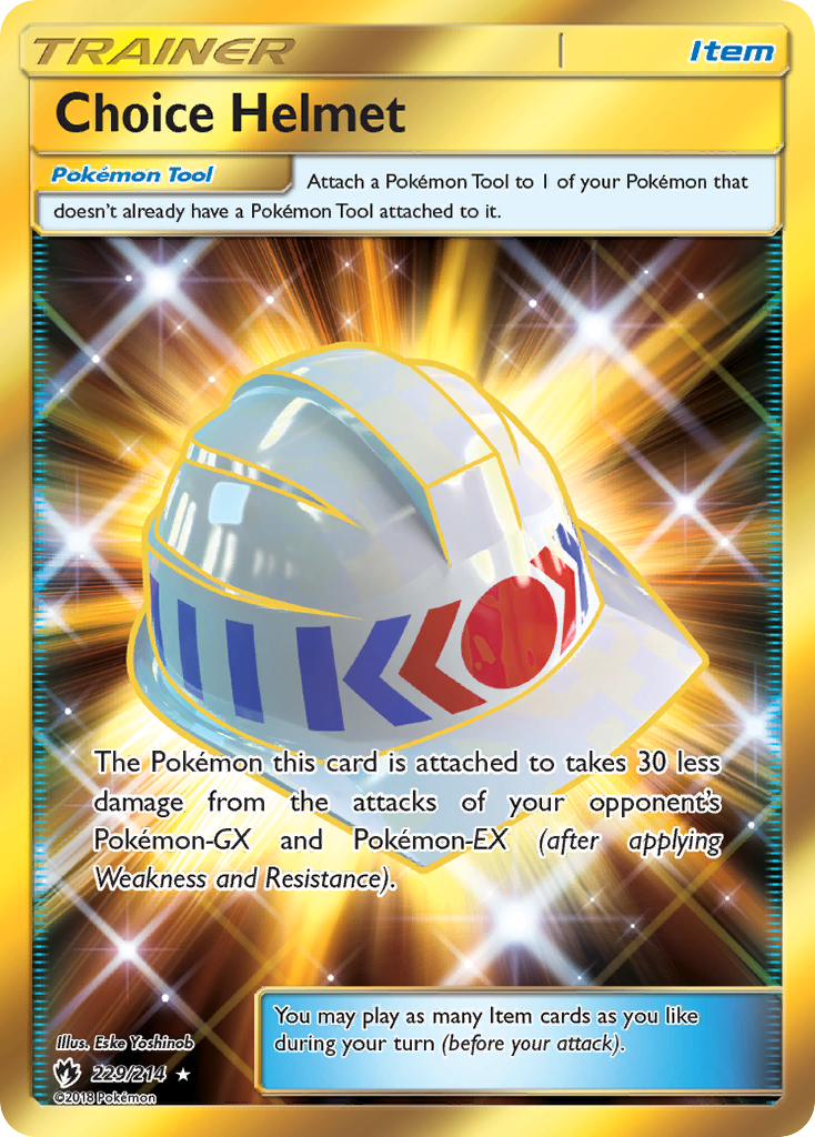 Choice Helmet (229/214) [Sun & Moon: Lost Thunder] | Pandora's Boox