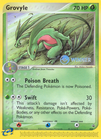 Grovyle (004) [Nintendo: Black Star Promos]