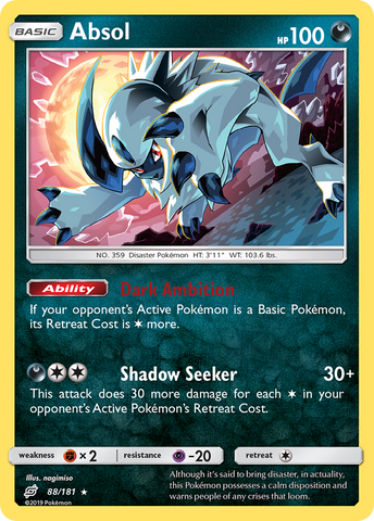 Absol (88/181) [Sun & Moon: Team Up]