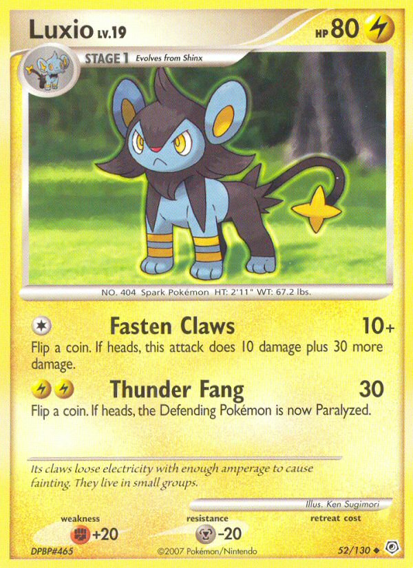 Luxio (52/130) [Diamond & Pearl: Base Set]