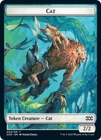 Cat // Servo Double-Sided Token [Double Masters Tokens] | Pandora's Boox